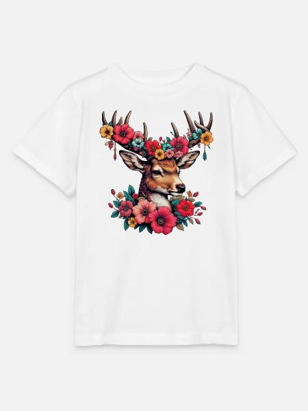 Hirsch - Stanley/Stella Kinder T-Shirt MINI CREATOR - Weiß