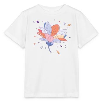 Sommerblume - Stanley/Stella Kinder T-Shirt MINI CREATOR  - Weiß - Vorne - Maike (125cm)