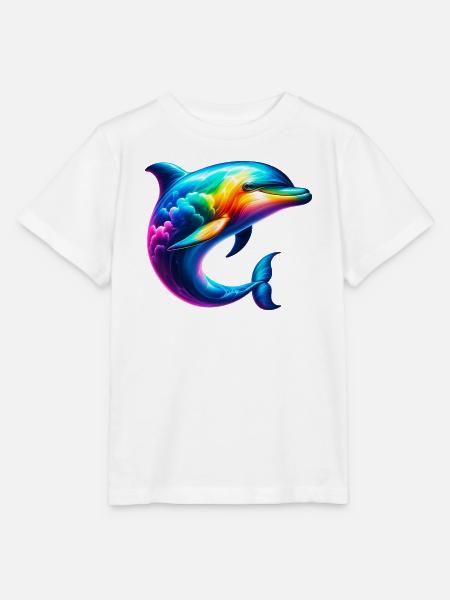 Delfin - Stanley/Stella Kinder T-Shirt MINI CREATOR - Weiß