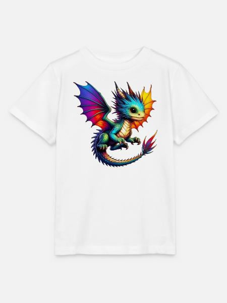 Drache - Stanley/Stella Kinder T-Shirt MINI CREATOR - Weiß