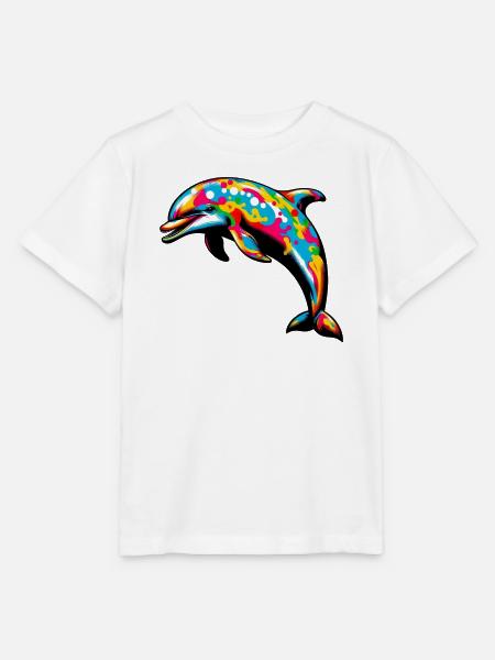 Delfin - Stanley/Stella Kinder T-Shirt MINI CREATOR  - Weiß