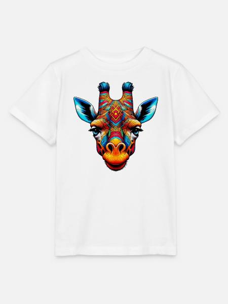 Giraffe - Stanley/Stella Kinder T-Shirt MINI CREATOR - Weiß