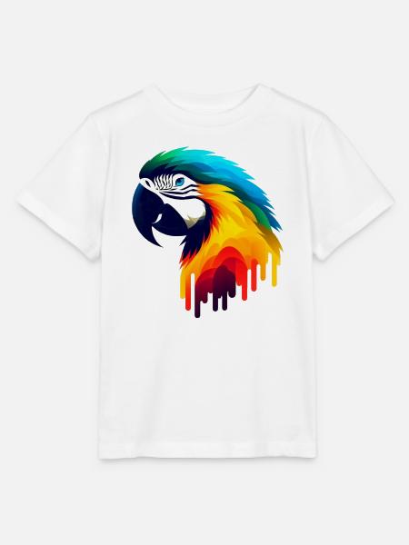 Papagei - Stanley/Stella Kinder T-Shirt MINI CREATOR  - Weiß