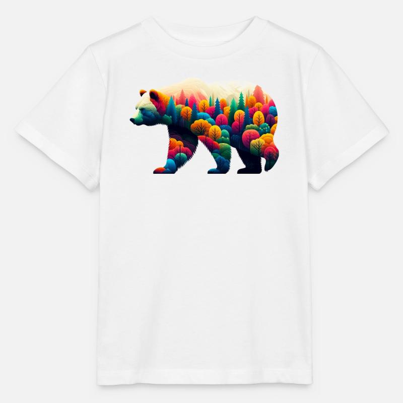 Ours - T-shirt bio MINI CREATOR Stanley/Stella Enfant - blanc