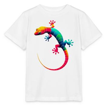 Gecko - Stanley/Stella Kinder T-Shirt MINI CREATOR  - Weiß - Vorne - Maike (125cm)