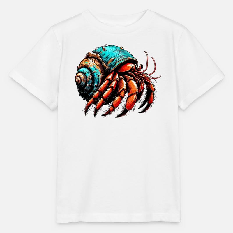 Bernard l'ermite - T-shirt bio MINI CREATOR Stanley/Stella Enfant - blanc