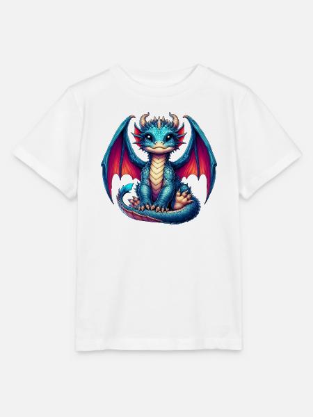 Drache - Stanley/Stella Kinder T-Shirt MINI CREATOR - Weiß
