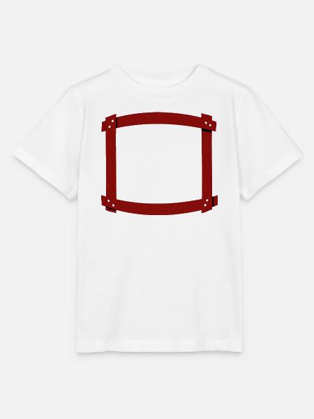 Holzrahmen gewölbt - Stanley/Stella Kinder T-Shirt MINI CREATOR  - Weiß
