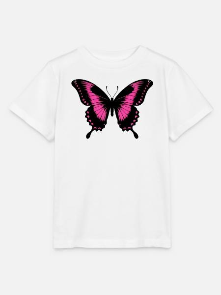 Schmetterling - Stanley/Stella Kinder T-Shirt MINI CREATOR - Weiß