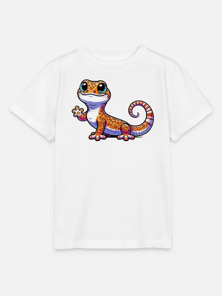 Gecko - Stanley/Stella Kinder T-Shirt MINI CREATOR - Weiß