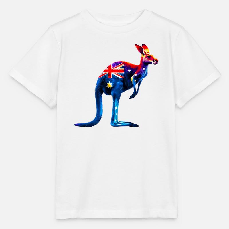 Känguru - Stanley/Stella Kinder T-Shirt MINI CREATOR  - Weiß