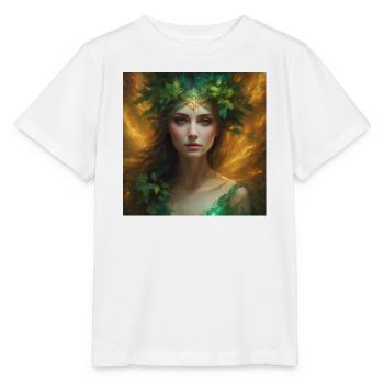 Fée - T-shirt bio MINI CREATOR Stanley/Stella Enfant - blanc - Devant - Maike (125cm)