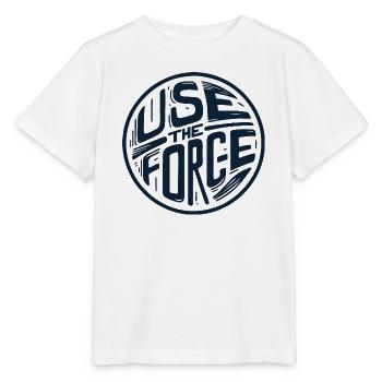 Utilisez la force 2 - T-shirt bio MINI CREATOR Stanley/Stella Enfant - blanc - Devant - Maike (125cm)