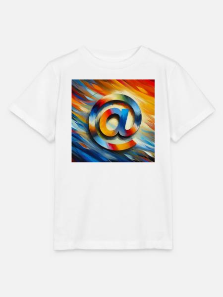 Symbol 5 - Stanley/Stella Kinder T-Shirt MINI CREATOR  - Weiß