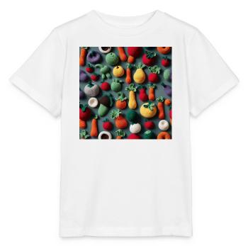 Légumes - T-shirt bio MINI CREATOR Stanley/Stella Enfant - blanc - Devant - Maike (125cm)