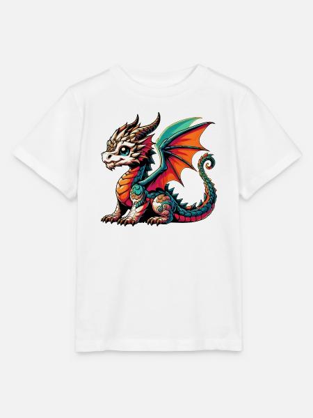 Drache - Stanley/Stella Kinder T-Shirt MINI CREATOR - Weiß