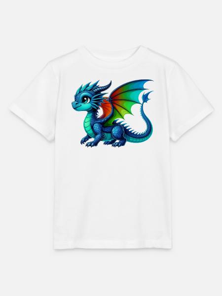 Drache - Stanley/Stella Kinder T-Shirt MINI CREATOR - Weiß