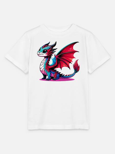 Drache - Stanley/Stella Kinder T-Shirt MINI CREATOR - Weiß