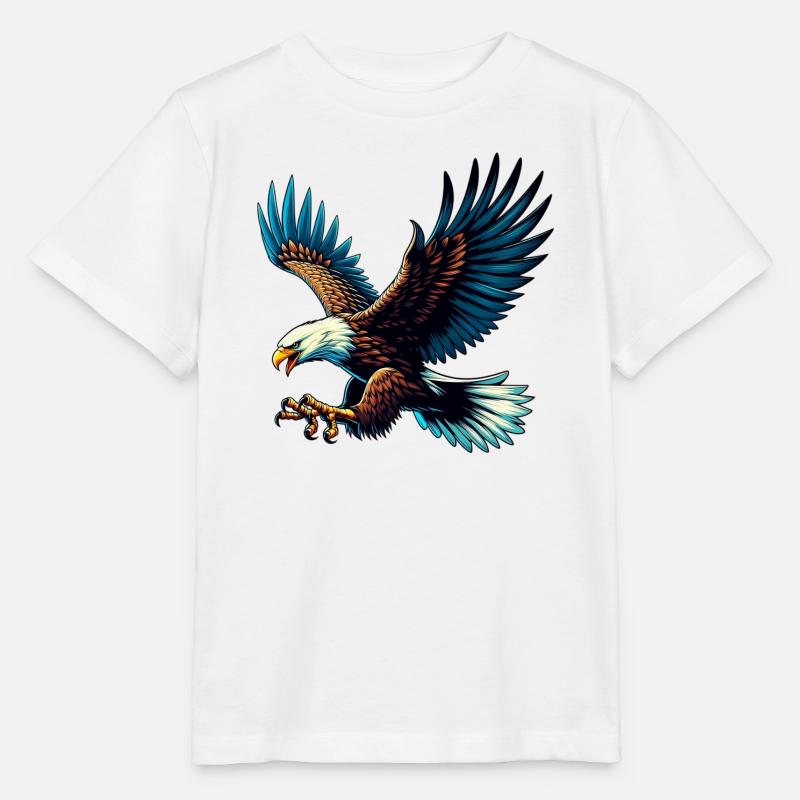 Adler - Stanley/Stella Kinder T-Shirt MINI CREATOR  - Weiß