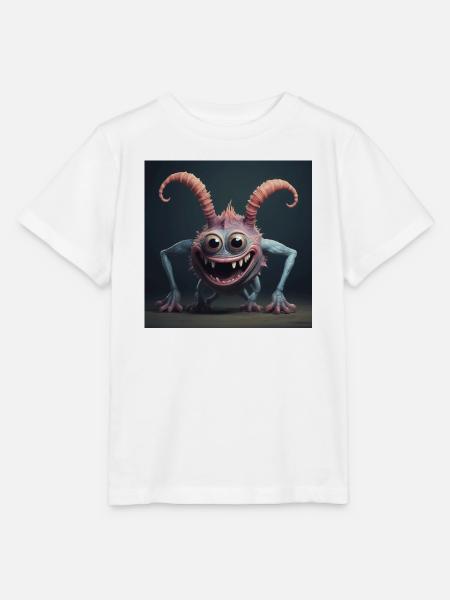Fröhliches Geschöpf - Stanley/Stella Kinder T-Shirt MINI CREATOR - Weiß