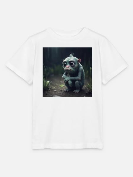 Trauriges Geschöpf - Stanley/Stella Kinder T-Shirt MINI CREATOR  - Weiß