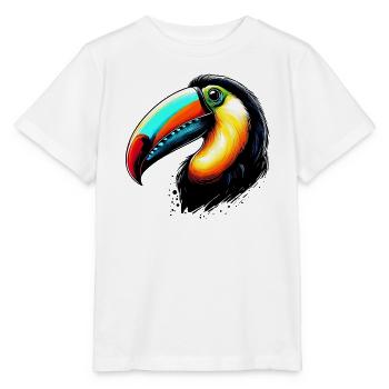 Toucan - T-shirt bio MINI CREATOR Stanley/Stella Enfant - blanc - Devant - Maike (125cm)