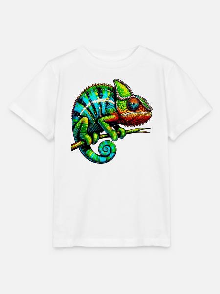 Chamäleon - Stanley/Stella Kinder T-Shirt MINI CREATOR - Weiß