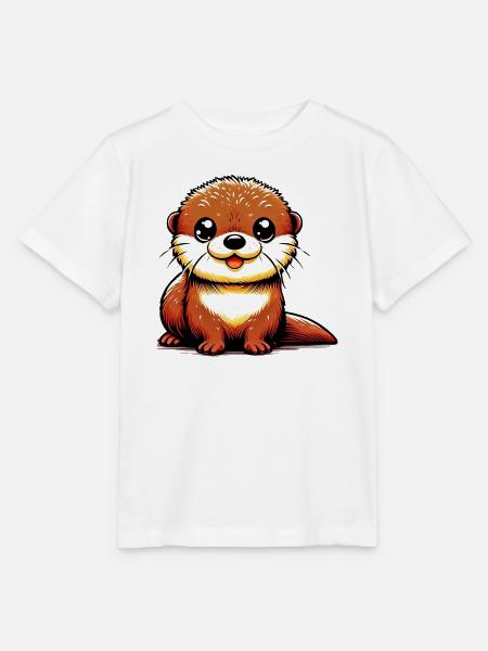 Otter - Stanley/Stella Kinder T-Shirt MINI CREATOR - Weiß