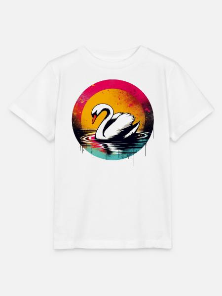 Schwan - Stanley/Stella Kinder T-Shirt MINI CREATOR  - Weiß