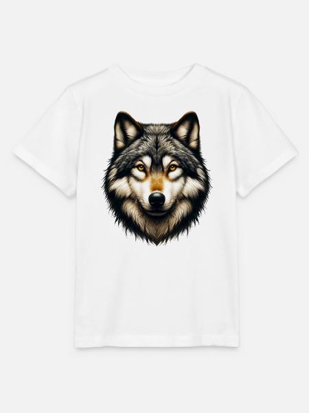 Wolf - Stanley/Stella Kinder T-Shirt MINI CREATOR  - Weiß