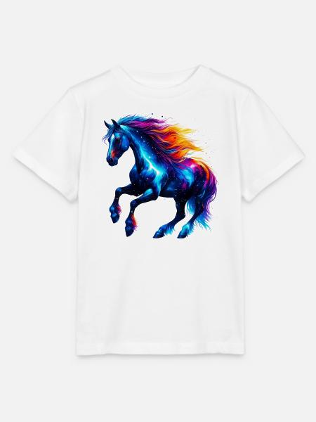Pferd - Stanley/Stella Kinder T-Shirt MINI CREATOR - Weiß