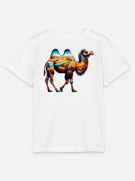 Kamel - Stanley/Stella Kinder T-Shirt MINI CREATOR - Weiß