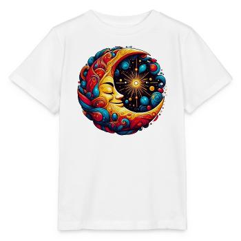 Moon - Stanley/Stella MINI CREATOR Kids’ T-Shirt - white - Front - Maike (125cm)