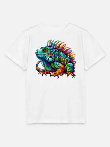 Leguan - Stanley/Stella Kinder T-Shirt MINI CREATOR - Weiß
