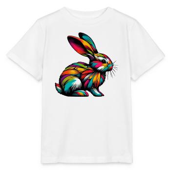 Kaninchen - Stanley/Stella Kinder T-Shirt MINI CREATOR  - Weiß - Vorne - Maike (125cm)