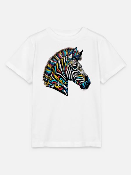 Zebra - Stanley/Stella Kinder T-Shirt MINI CREATOR - Weiß