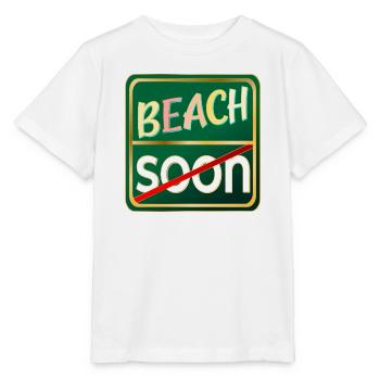 SOMMERURLAUB AM STRAND - Stanley/Stella Kinder T-Shirt MINI CREATOR  - Weiß - Vorne - Maike (125cm)