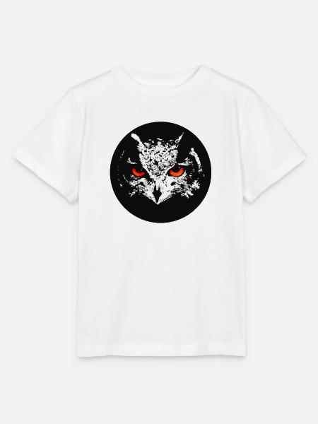 Uhu schaurig - Stanley/Stella Kinder T-Shirt MINI CREATOR - Weiß