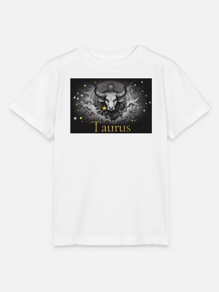 Taurus Sternzeichen Sternzeichen Stier  - Stanley/Stella Kinder T-Shirt MINI CREATOR  - Weiß