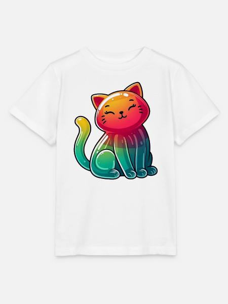 Katze - Stanley/Stella Kinder T-Shirt MINI CREATOR - Weiß