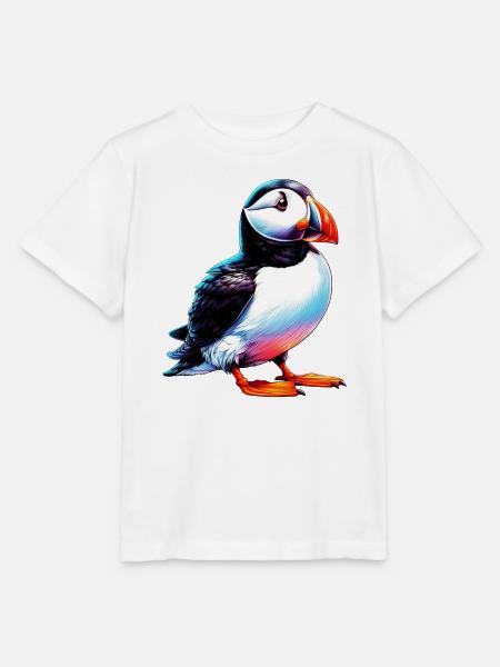 Papageitaucher - Stanley/Stella Kinder T-Shirt MINI CREATOR  - Weiß