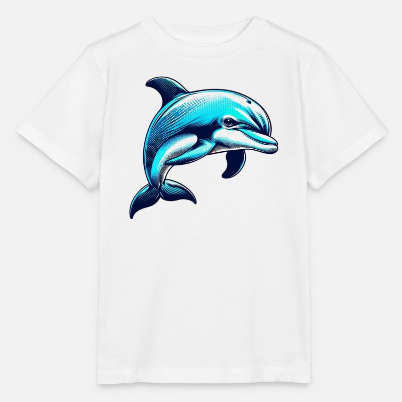 Delfin - Stanley/Stella Kinder T-Shirt MINI CREATOR - Weiß