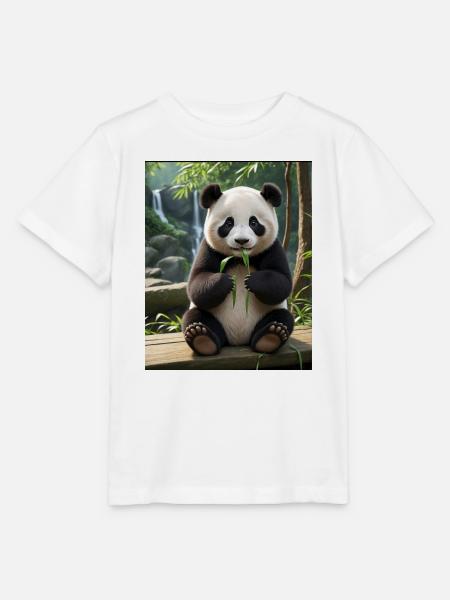 Panda Design - Stanley/Stella Kinder T-Shirt MINI CREATOR  - Weiß