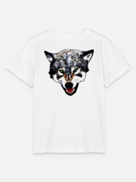Wolf - Stanley/Stella Kinder T-Shirt MINI CREATOR - Weiß