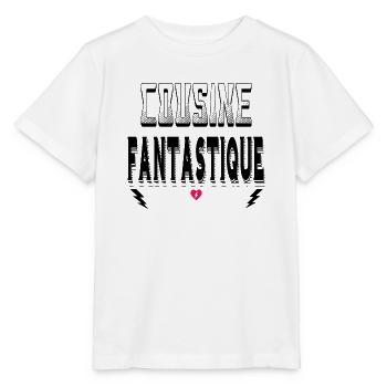 Cousine Fantastique - T-shirt bio MINI CREATOR Stanley/Stella Enfant - blanc - Devant - Maike (125cm)