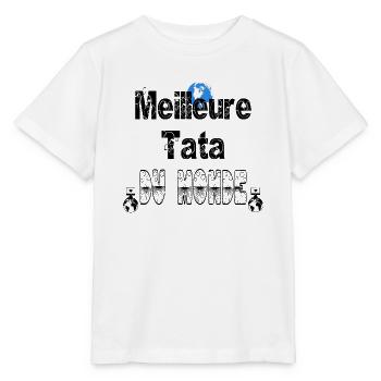 Meilleure Tata du Monde - T-shirt bio MINI CREATOR Stanley/Stella Enfant - blanc - Devant - Maike (125cm)