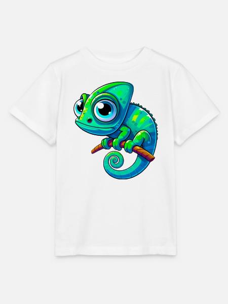 Chamäleon - Stanley/Stella Kinder T-Shirt MINI CREATOR  - Weiß
