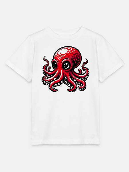 Krake - Stanley/Stella Kinder T-Shirt MINI CREATOR - Weiß