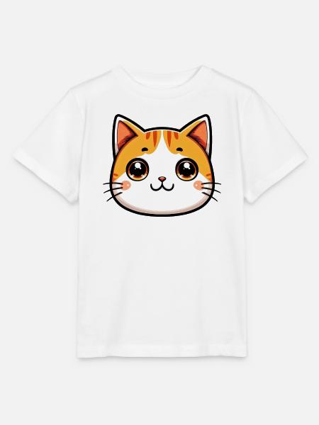 Katze - Stanley/Stella Kinder T-Shirt MINI CREATOR - Weiß