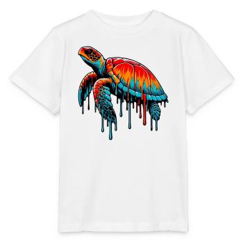 Tortue - T-shirt bio MINI CREATOR Stanley/Stella Enfant - blanc - Devant - Maike (125cm)